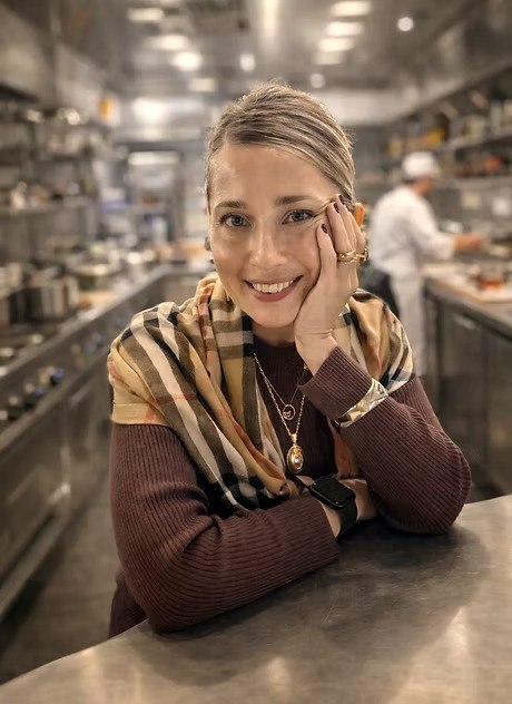 Sare Sena Gursoz, Food Process Engineer and founder, in her Kitchener kitchen